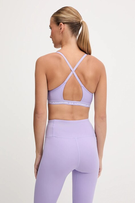 Under Armour спортивний бюстгальтер Crossback Low — AW24-BID136, фіолетовий — фото 3