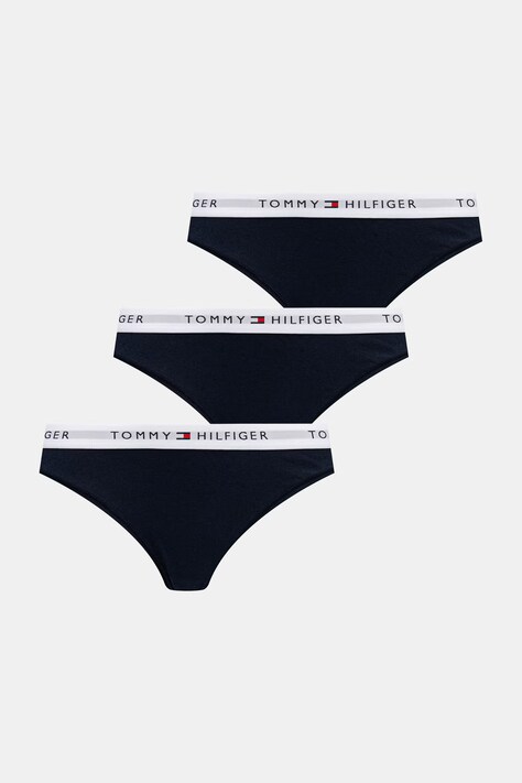 Tommy Hilfiger tange za žene 3-pack mornarsko plave UW0UW05530