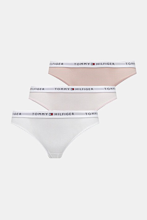 Kalhotky Tommy Hilfiger 3-pack bílá barva, UW0UW05531
