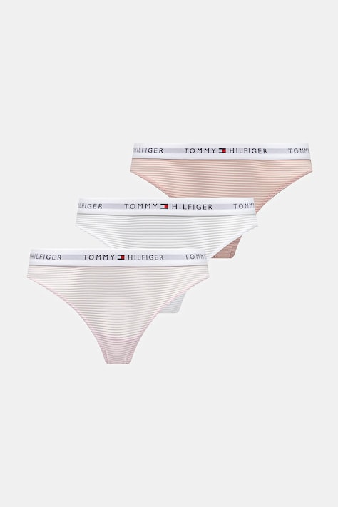 Tanga Tommy Hilfiger 3-pack bílá barva, UW0UW05532