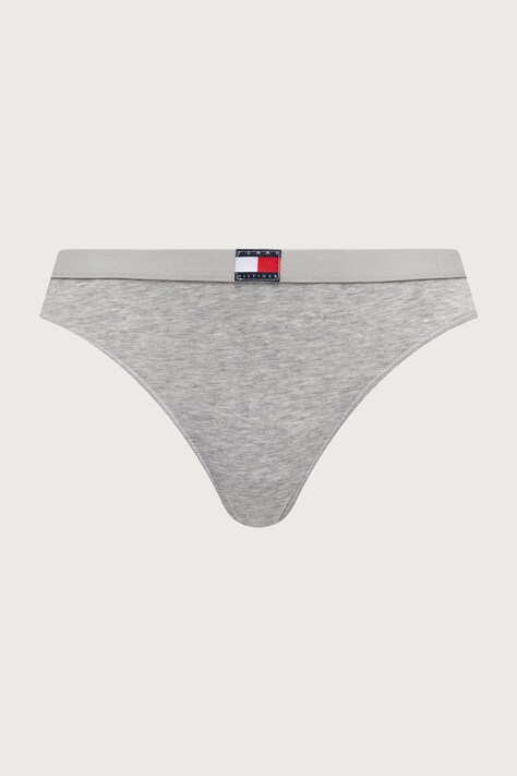 Tommy Hilfiger Stringi damskie bawełniane z elastanem 5-pack szare UW0UW05642