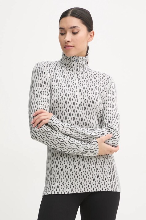 Icebreaker longsleeve funkcyjny Merino 260 Vertex kolor szary IB0A574O5981