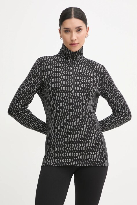 Функционална блуза с дълги ръкави Icebreaker Merino 260 Vertex в черно IB0A574O6721