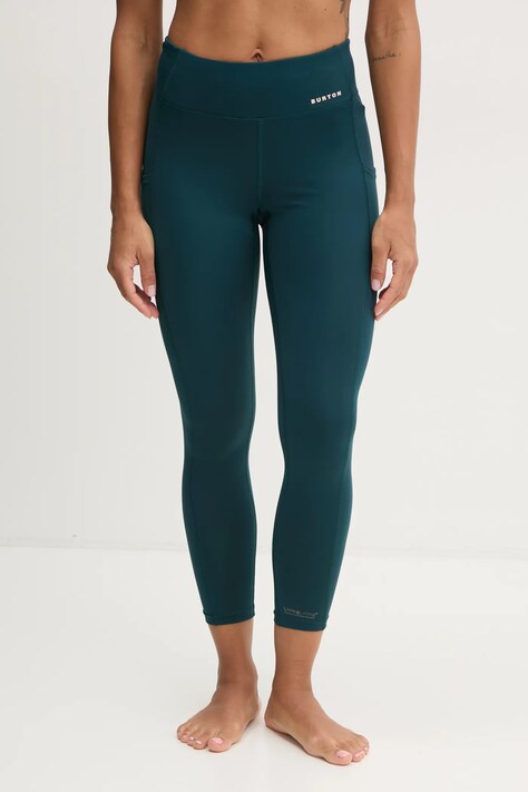 Burton legginsy funkcyjne Midweight X Base Layer kolor zielony 221991