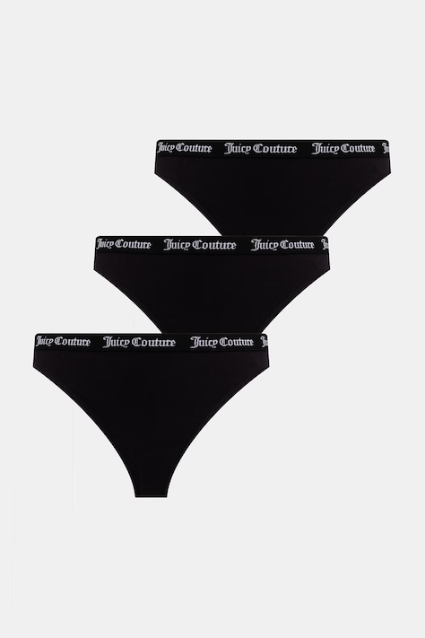 Трусы Juicy Couture DIDDY BRIEF PK x 3 цвет чёрный JCLBR224572