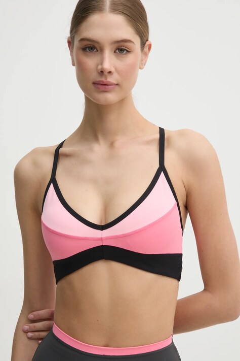 Sportovní podprsenka P.E Nation Overland 2 růžová barva, 243C323
