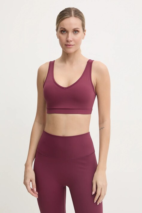 JOYINME sutien yoga Control culoarea bordo, neted, Control