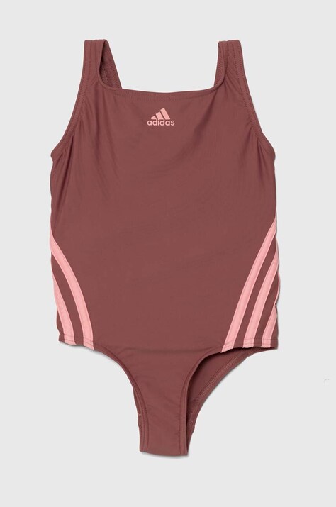 Ολόσωμο παιδικό μαγιό adidas Performance 3S SWIMSUIT χρώμα: ροζ, IY5067