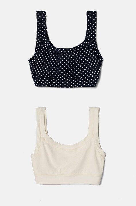 Παιδικό σουτιέν United Colors of Benetton 2-pack χρώμα: ναυτικό μπλε, 3K0A0R005