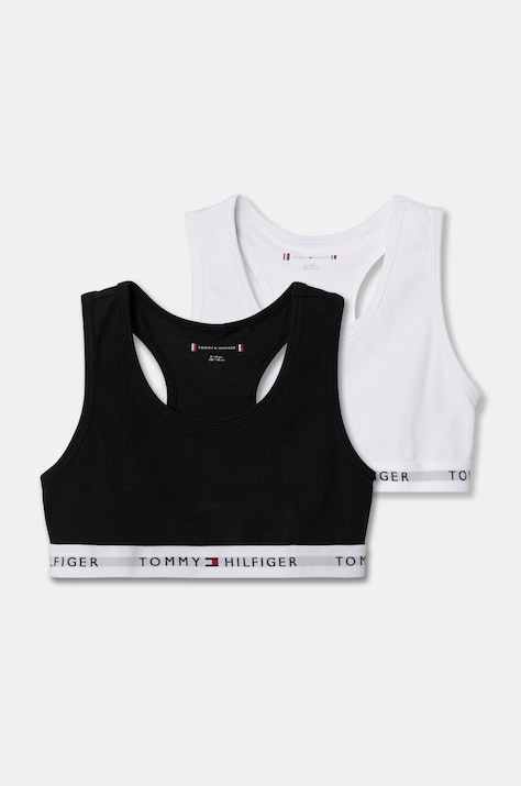 Tommy Hilfiger reggiseno bambina pacco da 2 colore nero UG0UG00748