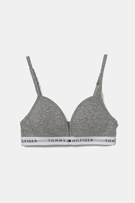 Detská podprsenka Tommy Hilfiger šedá farba, UG0UG00772