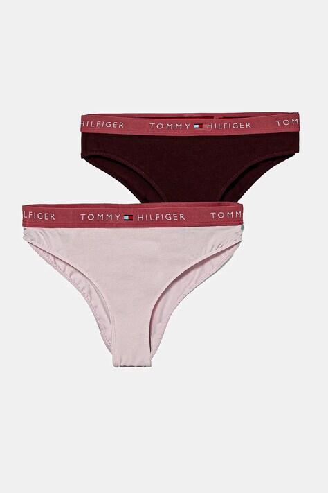 Tommy Hilfiger chiloti copii 2-pack culoarea roz, UG0UG00750