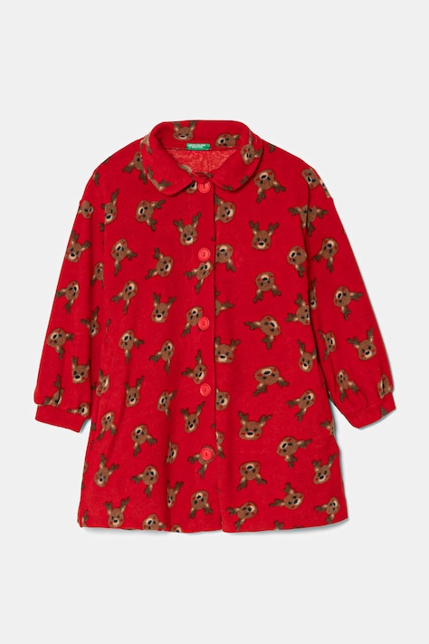 Пижама United Colors of Benetton цвет красный узор 3XGC0C00M