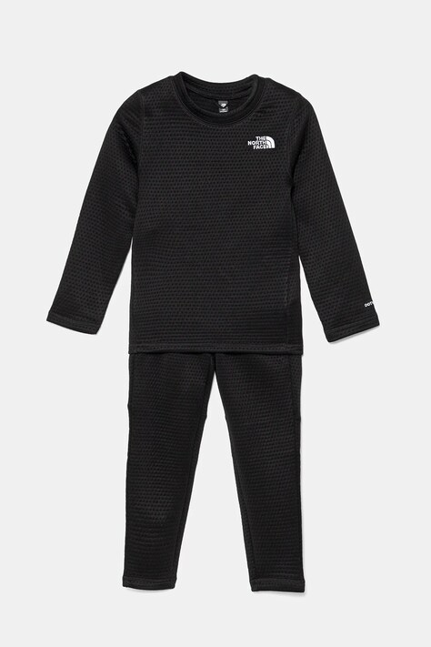 Sada dětského funkčního prádla The North Face DOTKNIT THERMAL SET černá barva, NF0A88VCJK31