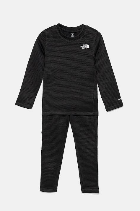 The North Face un set de lenjerie funcțională pentru copii DOTKNIT THERMAL SET culoarea negru, NF0A88VCJK31