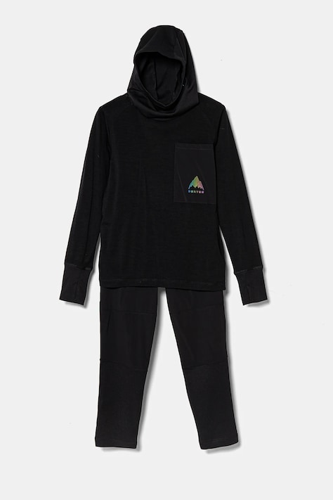 Burton set de lenjerie funcțională din lână pentru copii OUTBM culoarea negru, 243561