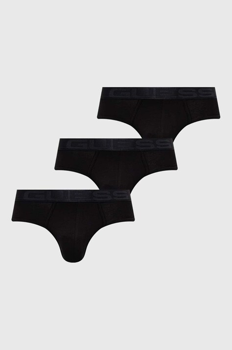 Guess slip barbati, culoarea negru, U4YG09 K6YW0