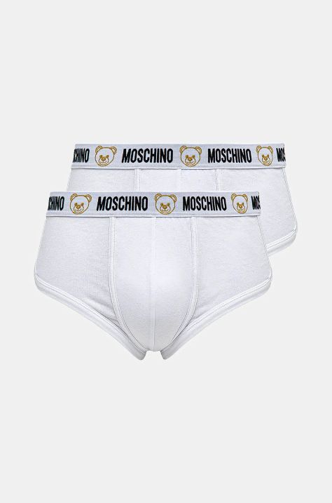 Moschino Underwear slipy 2-pack męskie kolor biały 13024406