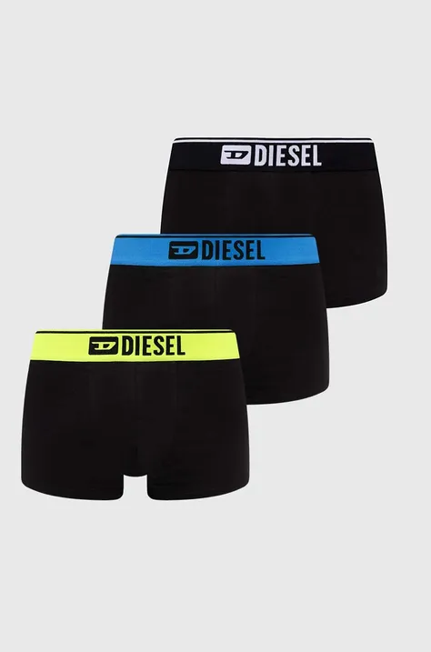 Diesel boxeri UMBX-DAMIENTHREEPACK 3-pack barbati, culoarea negru, 00ST3V.0AMAI