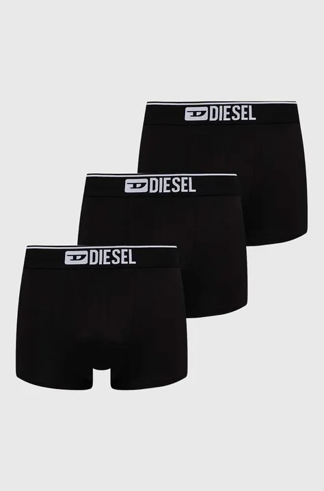 Bokserice Diesel UMBX-DAMIENFIVEPACK 5-pack za muškarce, boja: crna, 00SUAG.0GDAC