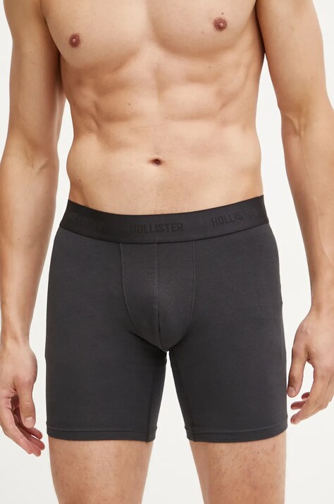 Μποξεράκια Hollister Co. 7-pack χρώμα: κόκκινο, KI314-4019