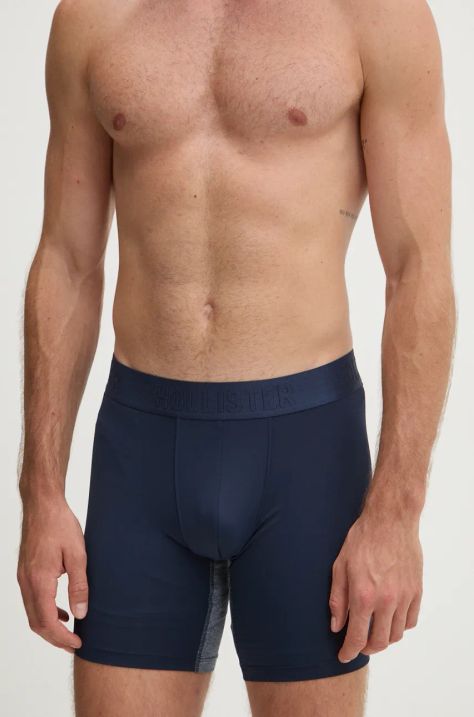 Μποξεράκια Hollister Co. 3-pack χρώμα: ναυτικό μπλε, KI314-4030