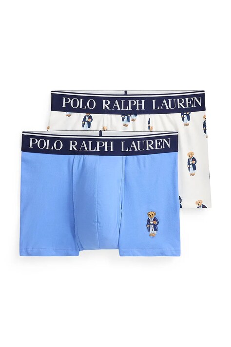 Boxerky Polo Ralph Lauren 2-pak zelená farba, 714843425