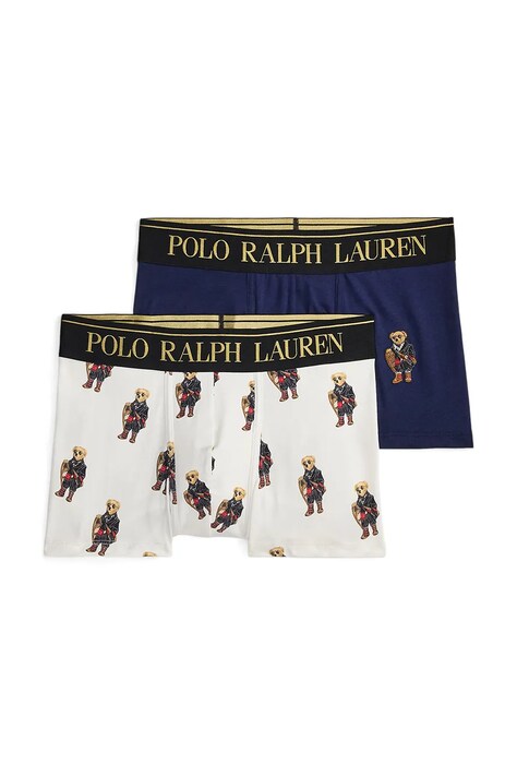 Бавовняні боксери Polo Ralph Lauren 2-pack колір зелений 714843425