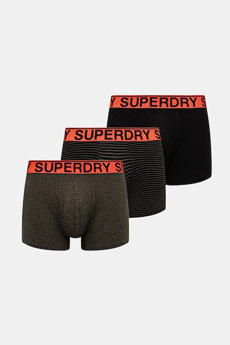Superdry bokserki 3-pack męskie kolor czarny M3110452A-B9Y