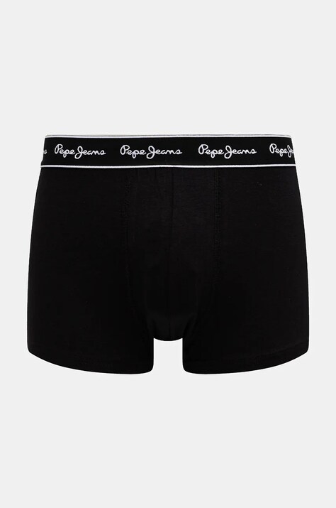 Боксеры Pepe Jeans SOLID TK 3P 3 шт мужские цвет чёрный PMU11171