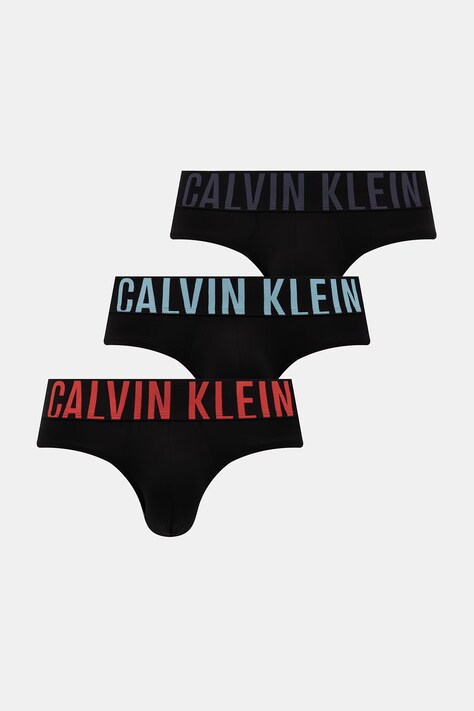 Calvin Klein Underwear slip gaće za muškarce 3-pack crne 000NB3610A