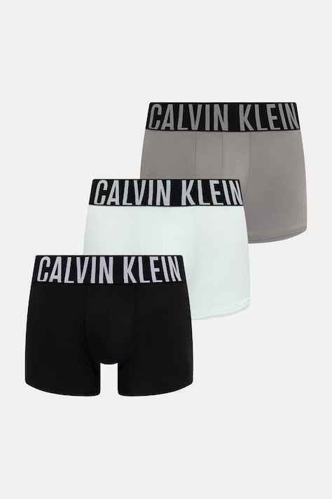 Calvin Klein Underwear priliehavé boxerky pánske 3-pak Zelené 000NB3611A