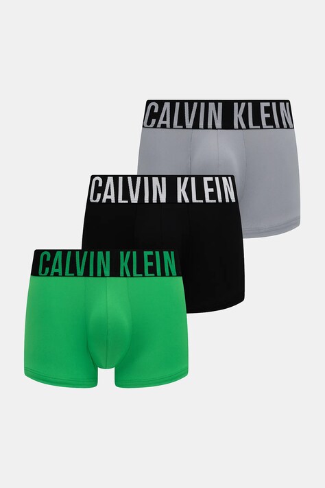 Calvin Klein Underwear bokserki 3-pack męskie kolor zielony 000NB3611A