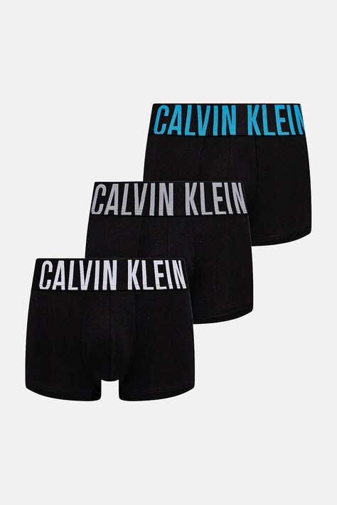 Boxerky Calvin Klein Underwear 3-pack pánské, černá barva, 000NB3611A
