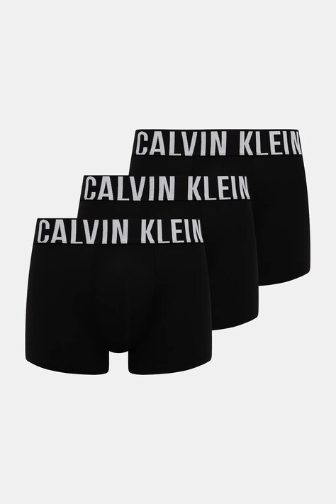 Boxerky Calvin Klein Underwear 3-pak pánske, čierna farba, 000NB3612A