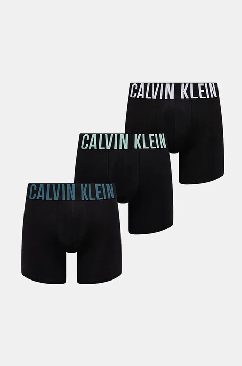 Боксерки Calvin Klein Underwear (3 чифта) в черно 000NB3612A