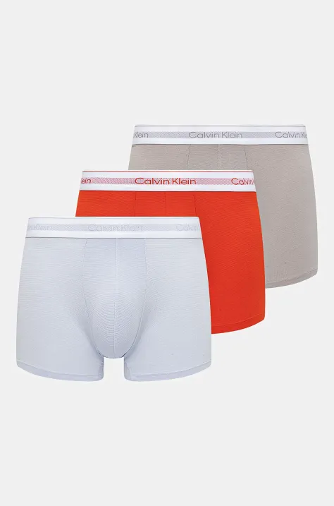 Боксери Calvin Klein Underwear 3-pack чоловічі колір червоний 000NB3954A