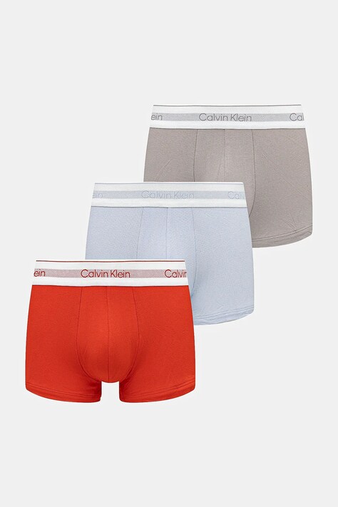 Boxerky Calvin Klein Underwear 3-pack pánské, červená barva, 000NB3956A