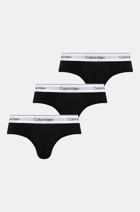 Σλιπ Calvin Klein Underwear 3-pack χρώμα: μαύρο, 000NB3962A