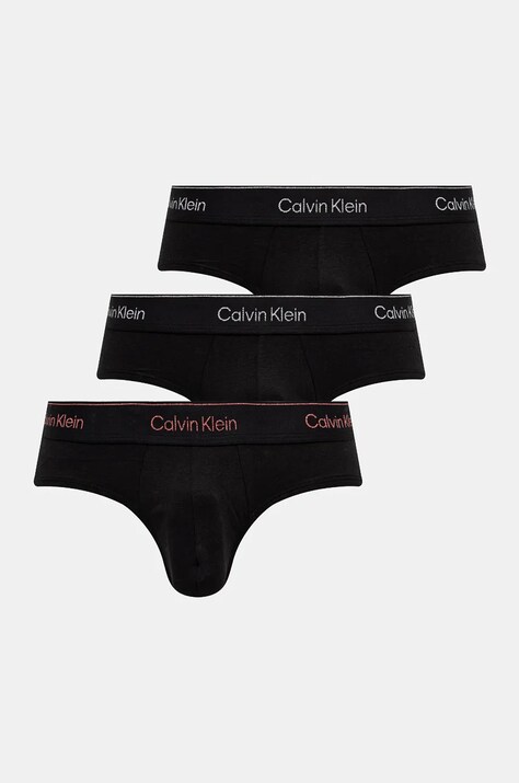 Calvin Klein Underwear mutande pacco da 3 uomo colore nero 000NB4075A
