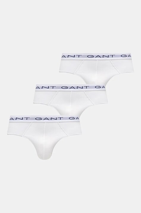 Gant slip 3-pack barbati, culoarea alb, 900013001