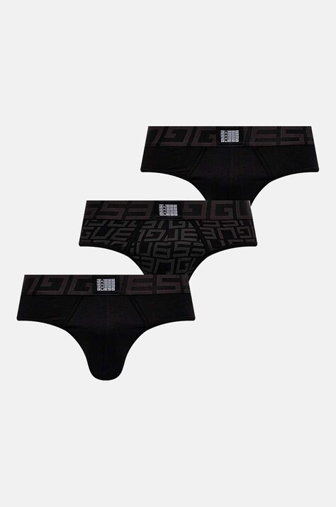 Сліпи Guess 3-pack чоловічі колір чорний U4RG02.K6YW0
