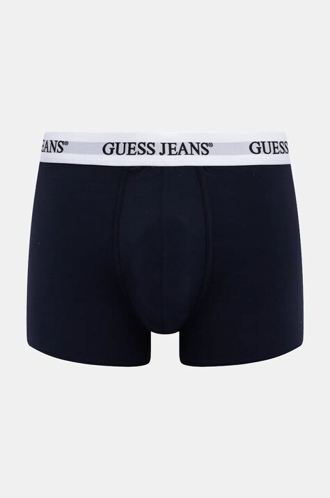 Guess Jeans boxeri barbati, culoarea albastru marin, M4BZ42 KBF92