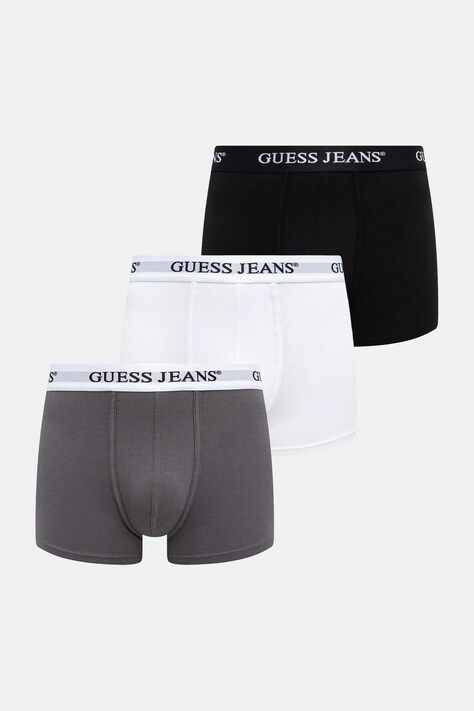 Guess Jeans bokserki 3-pack męskie kolor szary M4BZ48 K6YW1
