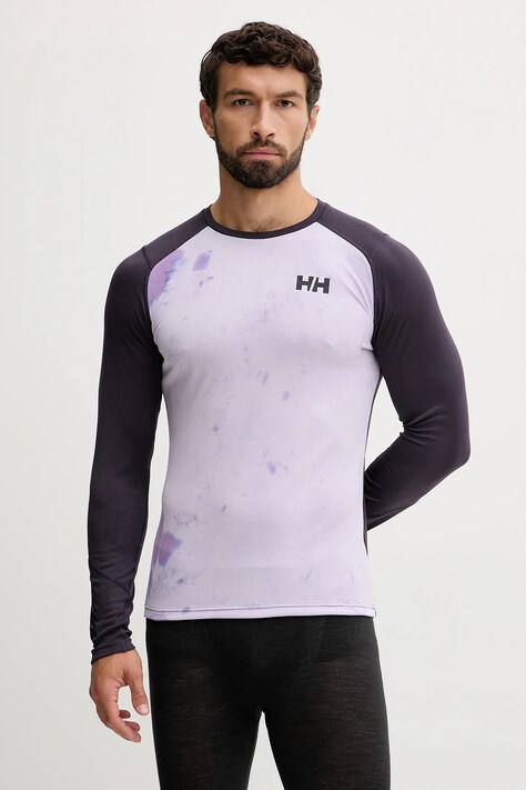 Helly Hansen longsleeve funkcyjny Lifa Active kolor fioletowy 49389