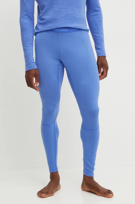 Icebreaker legginsy funkcyjne 200 ZoneKnit kolor fioletowy IB0A56HB01U1