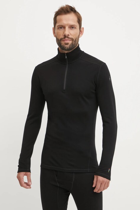 Smartwool longsleeve funcțional culoarea negru, SW002822