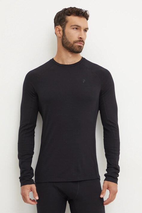 Peak Performance longsleeve funcțional Magic culoarea negru, G79887