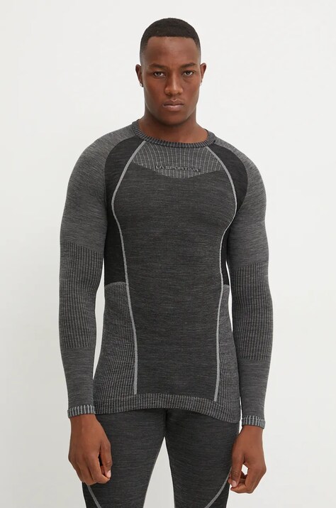 LA Sportiva longsleeve funcțional Wool70 Tech culoarea gri, L90900907