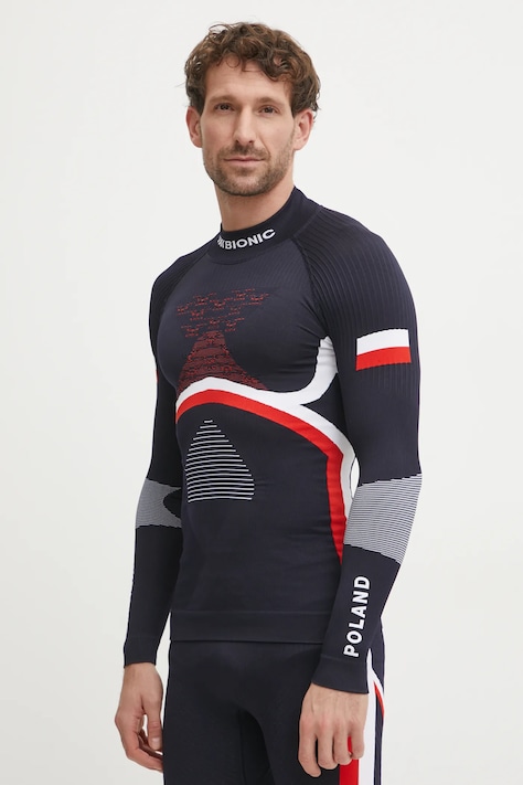 X-Bionic longsleeve funzionale Energy Accumulator 4.0 Patriot colore blu navy WT53W23M